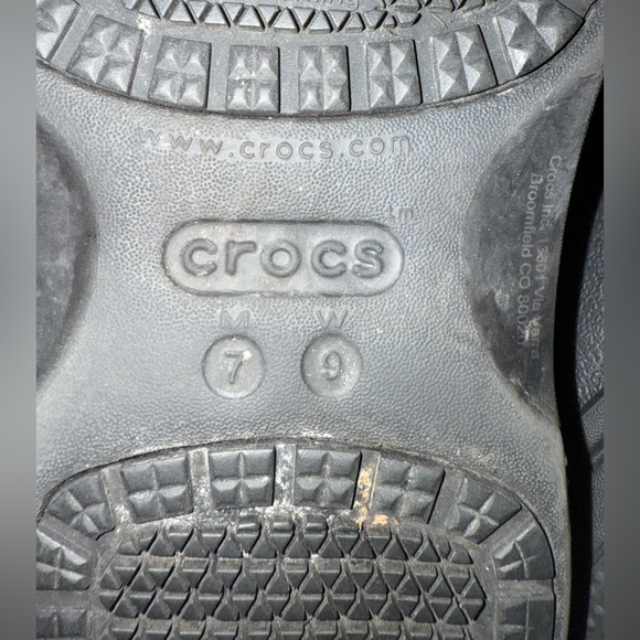 Crocs Black On The Clock LiteRide™ Work Slip-On Sz(7M -9W) - Picture 7 of 7